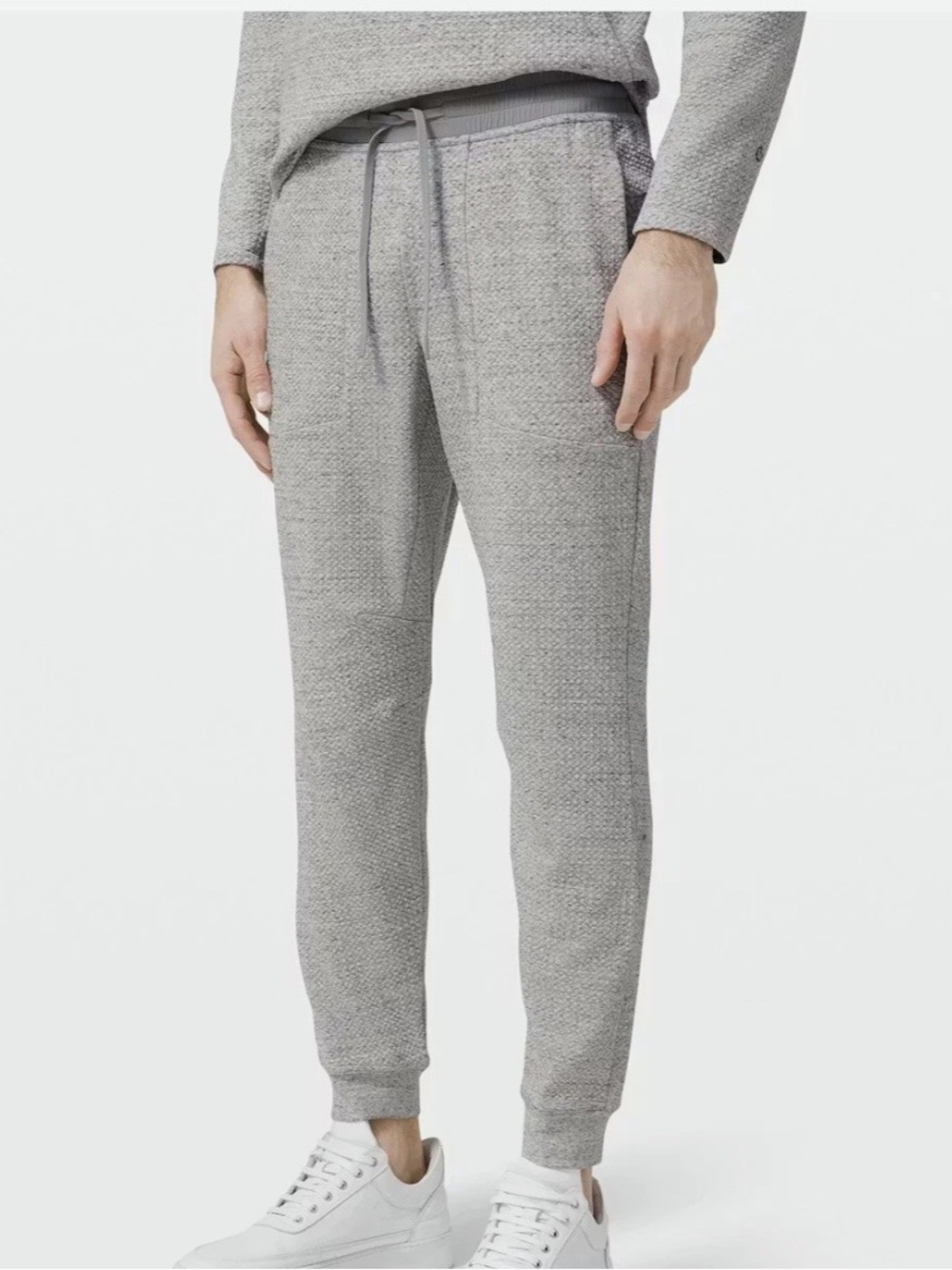 🖤lululemon Men's At Ease Joggers•VHTF• Heather Gray🖤 VEUC $128